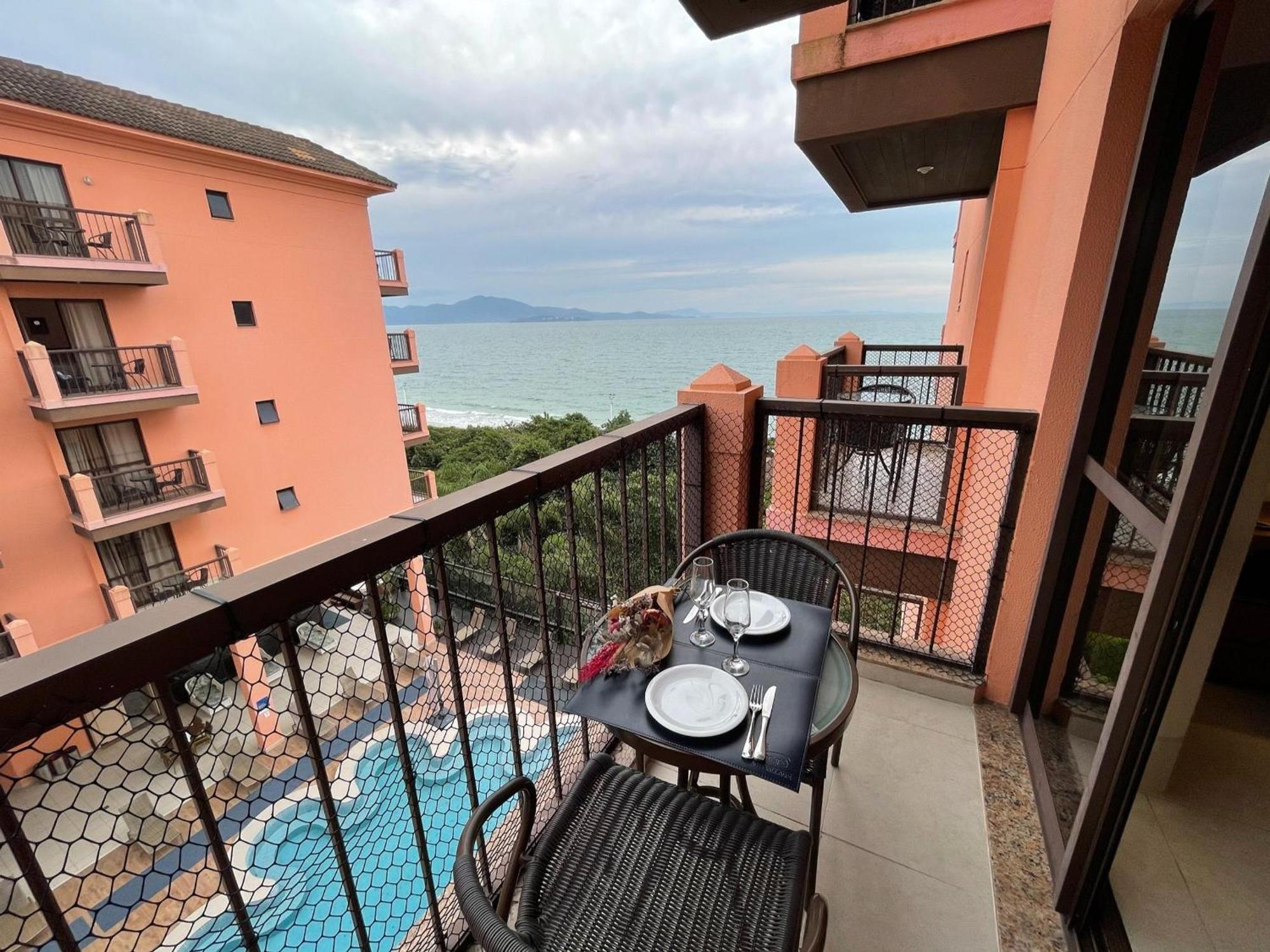 Resort Pe Na Areia - Studios Direto Com Proprietario Jbvjr フロリアノポリス エクステリア 写真